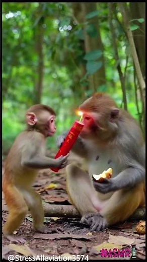 Cheeky Monkey’s Firework Prank Gone Wrong But Everyone’s Fine! 😂🎇