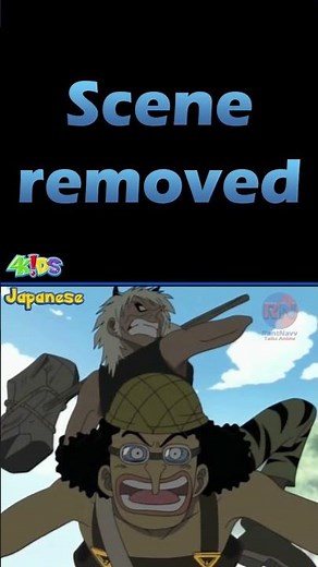 4Kids Censored Nami & Ussop vs Kuro's Crew! | #4kids #onepiece censorship