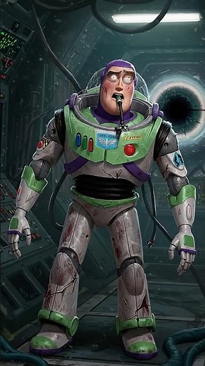 Horror Version of Lightyear! Buzz, Sox, Mo & Izzy Reimagined as Space Nightmares! 🚀💀 #pixar