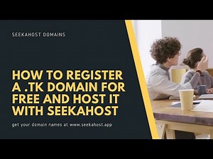 How to register a tk domain for free and host it with SeekaHost via SeekaPanel to get a free email