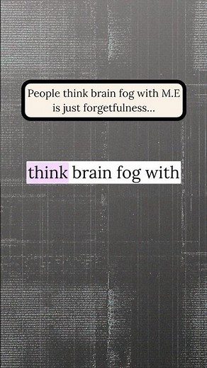What Brain Fog Actually Is in M.E | Cognitive Dysfunction in ME/CFS Explained