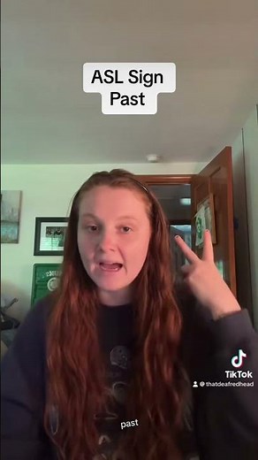 Learn How To Sign 'Past" in ASL for Beginners | American Sign Language #shorts
