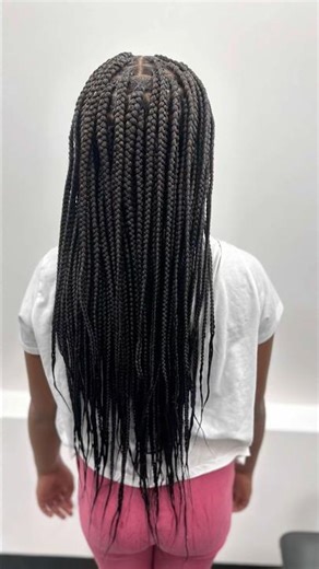 KNOTLESS box braids for kids