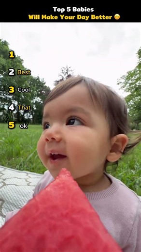 Top 5 Babies Will Make Your Day Better 😊