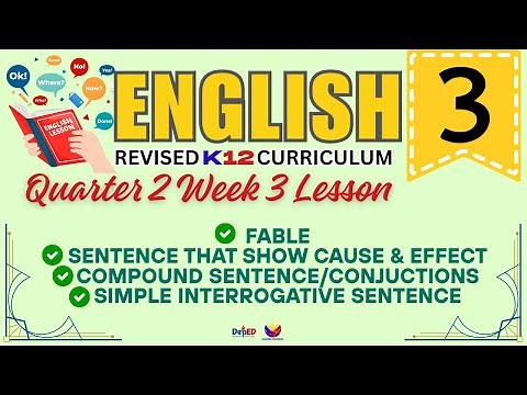 ENGLISH 3 | FABLE | WEEK 3 LESSON | QUARTER 2 | REVISED CURRICULUM