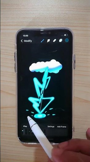 Drawing in phone with procreate pocket #drawing #procreatepocket