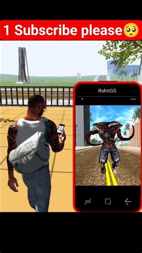 Alien 👽 Monster hamare City😱 mein Indian Bike Driving 3D #shorts #indianbikedriving3d #shortsfeed