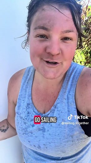 All in a days work and it’s worth it to go sailing! #sailing #sailinglife #liveaboardlife #concrete #adayinmylife #money #fyp