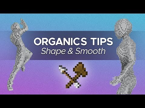 Beginner Tips for Minecraft Organics | Shaping & Smoothing