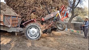 344K views · 9.3K reactions | A tractor-trolley full of soil got stuck in the mud and it was getting difficult to get out. | Fun Time | Facebook