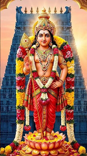 Neela Mayil Yeri Vaa Muruga 🦚 | Powerful Murugan Song with Lyrics #shorts