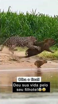 #wildlife capybara hunting leopard caught mother capybara🙋‍♀️💯🙅‍♂️