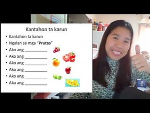 FRUITS AND VEGETABLES IN BISAYA-BISAYA CLASSROOM