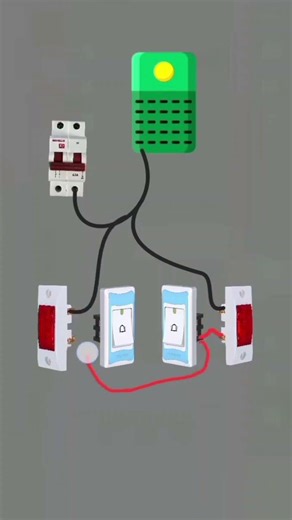 two switch one door Bell conection #unnaoelectric #shotrs #electrician #electrical