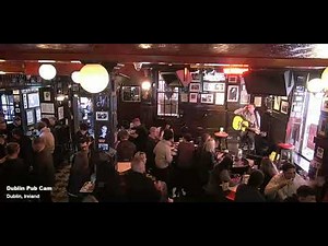 Inside Dublin Pub People Having Fun Live Cam