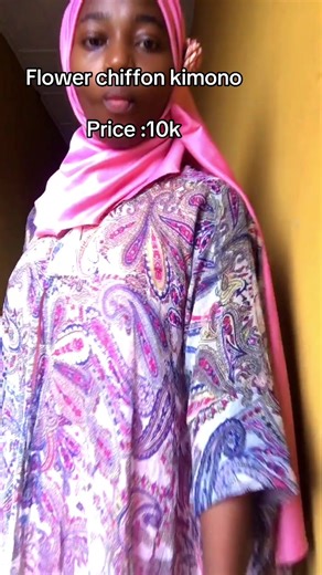 ✨New in✨ Chiffon kimono : open front and sides. Available in different prints Price : 10k #Honeycrowncollections #femaleclothingstoreinAbk #Chiffonkimono #Kimono #kimonostyle