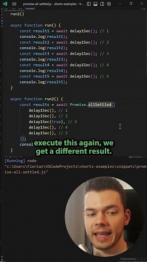 Promise.allSettled vs Promise.all in Javascript 💡
