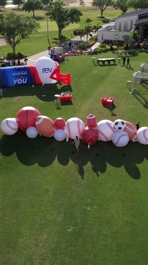 Sports ball inflatables = instant fun. ⚽🏀🏈