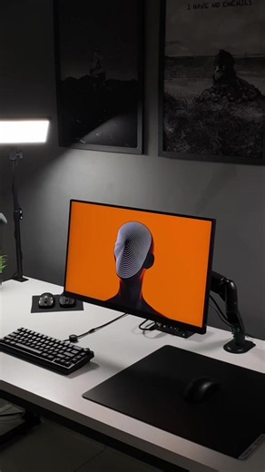 Existe setup mais bonito que o preto e branco? my setup black and white #tech #techtok #pc #wallpaper #fyp