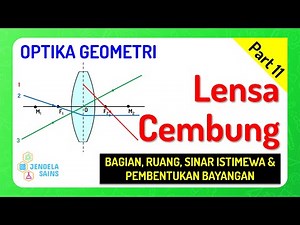 Optika Geometri • Part 11: Pembiasan Cahaya Pada Lensa Cembung