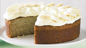 Banana Cake with Cream Cheese Frosting Recipe