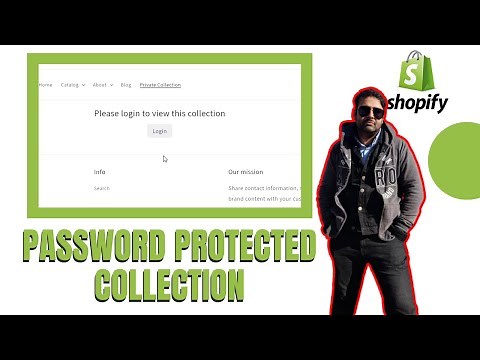 How To Add Password Protected Collection For Special Customers - Shopify