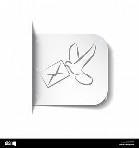 Pictograph of mail. Vector concept illustration for design. Eps 10 Stock Vector Image & Art - Alamy