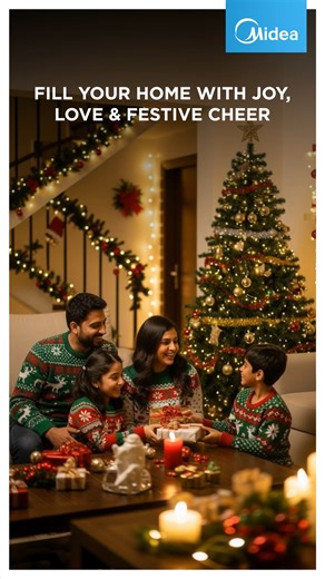 Midea India on Instagram: "Celebrate this Christmas season by unwrapping the magic of smarter living. 🎅🎁✨ From warm bites to sparkling kitchens, let our products bring joy and ease to your home with our innovations. #MakeYourselfAtHome this Christmas and fill your space with warmth, wonder and a little bit of Midea magic. Midea wishes you a #MerryChristmas. Visit the link in bio to shop now! #Midea #Christmas2025 #MideaHomeAppliances #MideaFortuneGlobal500"