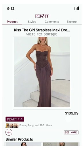 Using Perfit to Find the Perfect Prom Dress pt.50 #prom #Promdress #Shoppingapp