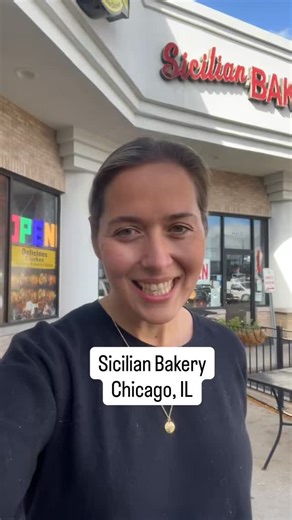 🇮🇹Sicilian Bakery in Chicago, Illinois🇮🇹 A family-owned Chicago favorite serving fresh Sicilian pastries, cakes, pizza, arancine, sfincione, sandwiches, cookies, and more. We love going to Sicilian Bakery on the weekends and bringing home special Italian treats. The family is so wonderful. Heading there to order some sweets for my Gina’s confirmation sweet table. It’s the best! #sicilian #ChicagoEats #italianbakery #freshbaked #bakeryvibes | Mom’s Hungry Kitchen