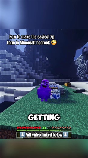 Minecraft Easiest Xp Farm 😳 #minecraft