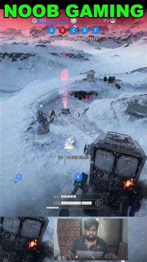 Most Unskilled AT-ST Attack in Battlefront 2 History 🗿/Star Wars: Battlefront 2 GAMEPLAY #starwars