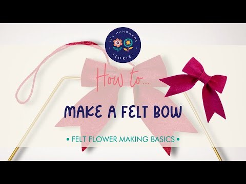 How to make a felt bow