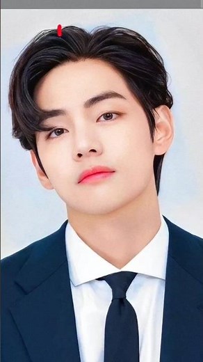 How to draw BTS V 💜 Easy