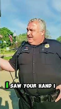 Man Flips Off Cops, Stands His Ground, Officers Retreats #police #shorts