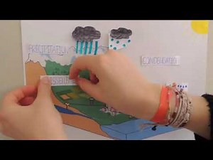 Les étapes des cycle de l'eau