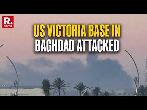 US Victoria Base In Baghdad Targeted By Iraqi Resistance Drones, Smoke Columns Continue To Rise