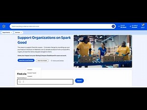 Walmart.com Spark Good Donation Instruction Video