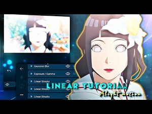Linear streaks easy tutorial - alight motion [Tutorial/preset]