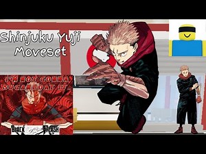 Shinjuku/Awakened Yuji Moveset showcase | JJS Skill builder [Jujutsu Shenanigans]