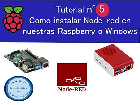 Tutorial IoT. Instalar Node-RED en Raspberry o Windows 10