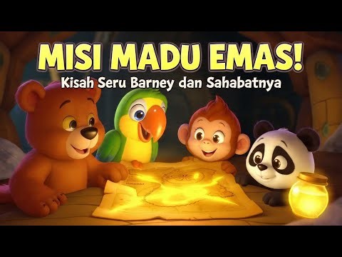 Barney dan Petualangan Madu Ajaib | Cerita Anak Kartun Edukasi