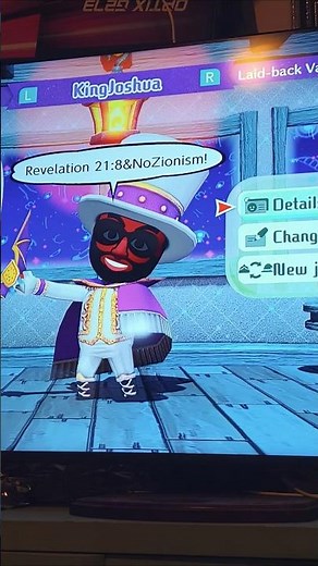 King 🧔🏾‍♂️ Joshua Sanford Israel's Miitopia November 29, 2025 #miitopia