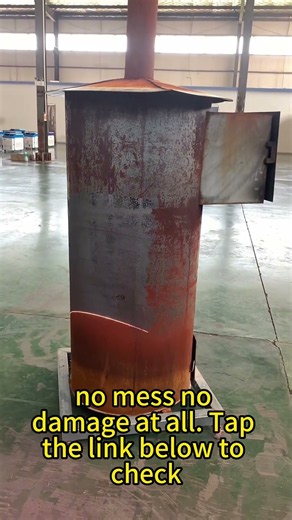 This handheld laser cleaning machine totally changes rust removal work!