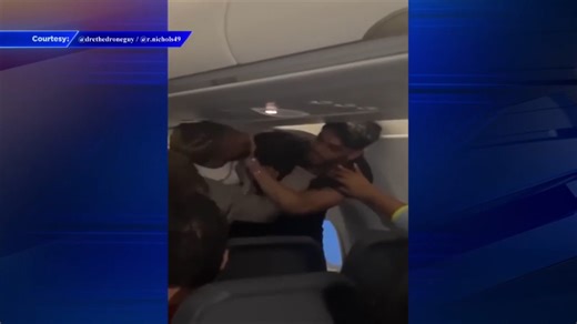 Man arrested for starting a fight during a Miami-bound Frontier flight; victim says fight started for no reason - WSVN 7News | Miami News, Weather, Sports | Fort Lauderdale