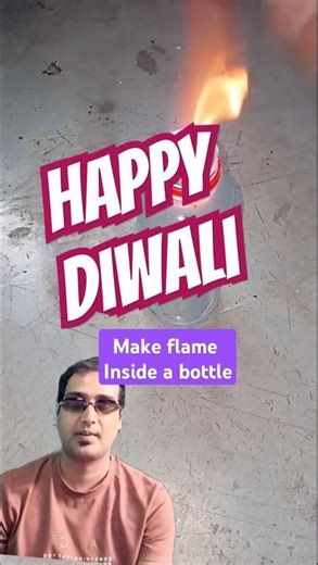 flame in bottle science experiment #home #experiment #scienceexperiment #ytshorts #greenreaction