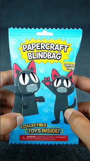 Sprunki OC The Cat Phase 4 DIY Papercraft Candy Blindbag