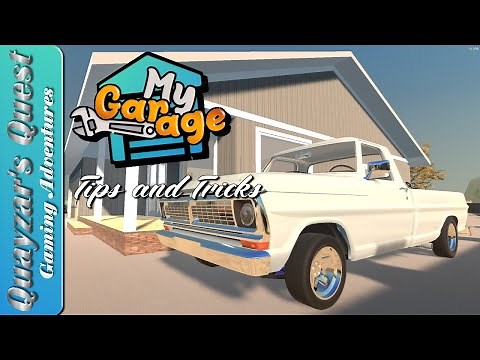 My Garage Episode Tutorial... Tips and Tricks!