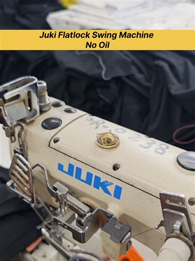 How to Oil Your Juki Flatlock Swing Machine