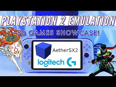 Playstation 2 Emulation (AetherSX2) Logitech G CLOUD | MASSIVE 50 Games Showcase - Settings/Gameplay